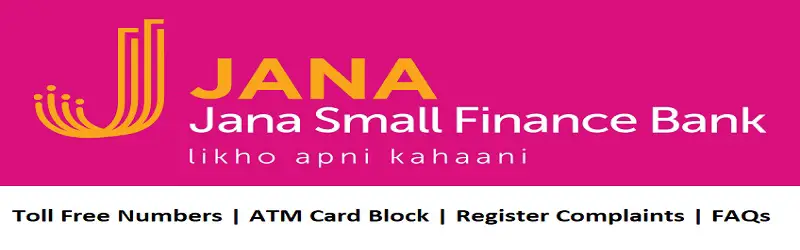 Jana Small Finance Bank Helpline Numbers