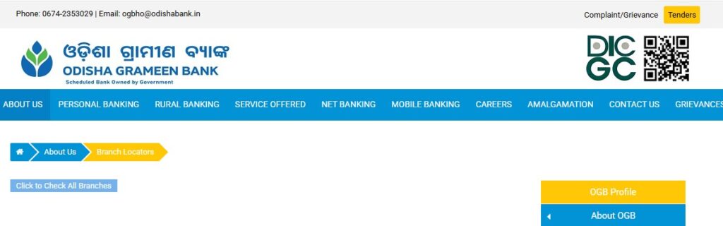 Odisha Grameen Bank New IFSC Code